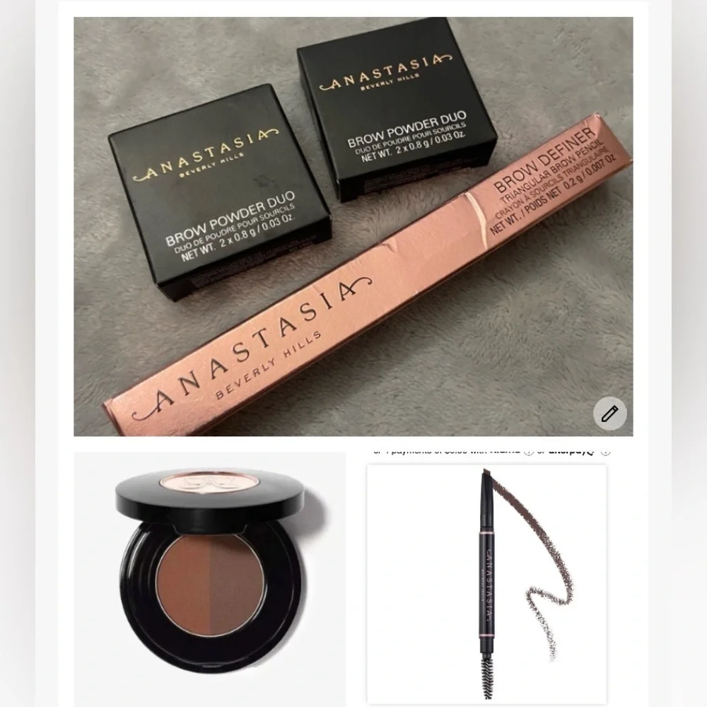 New! Anastasia Beverly Hills Brow Powder Duo + brow definer pencil 27622